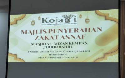 AKTIVITI MAJLIS PENYERAHAN ZAKAT ASNAF TAHUN 2025